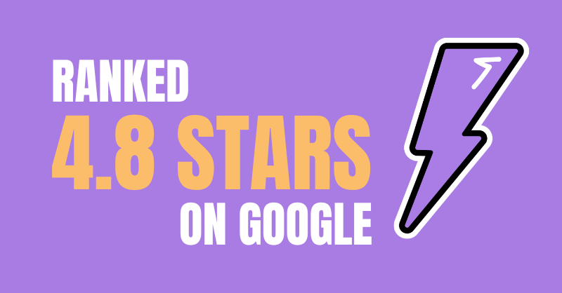 Purple Cow Internet Ranked 4.8 Stars on Google